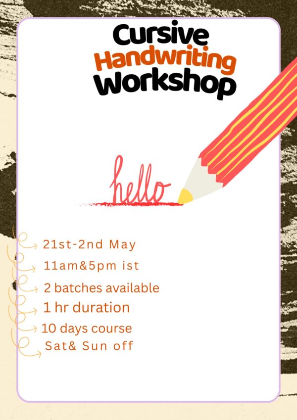 Cursive Handwriting Workshop